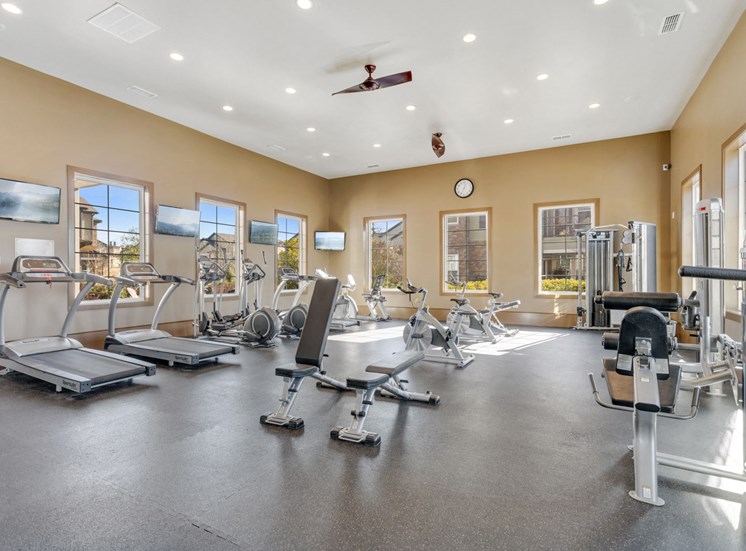 Fitness Center With Modern Equipment at Tattersall Chesapeake, Virginia